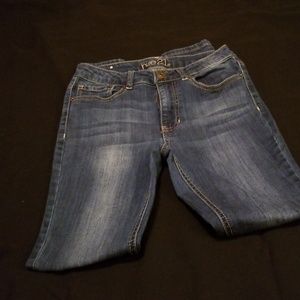 Dark blue denim jeans